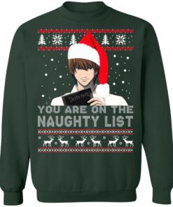 Death Note - You Are On The Naughty List Ugly Christmas Sweater Shirt 11 Death Note You Are On The Naughty List Ugly Christmas Sweater Shirt 9