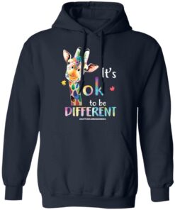 Deer it’s ok to be different autism awareness shirt Shirt Sweatshirt Long Sleeve Hoodie Tank Mug