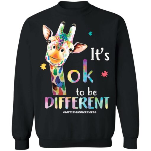 Deer it’s ok to be different autism awareness shirt Shirt Sweatshirt Long Sleeve Hoodie Tank Mug