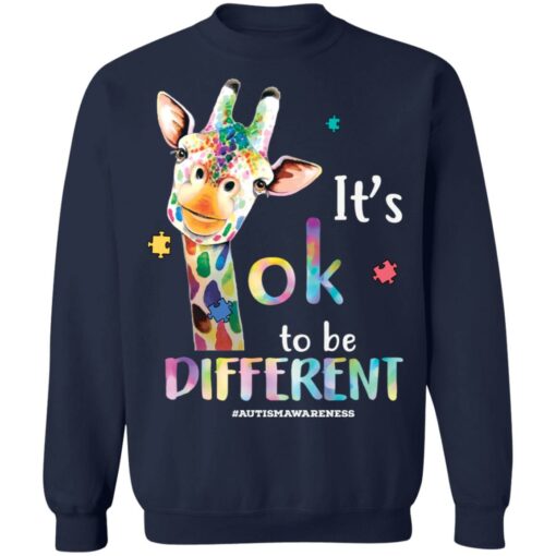 Deer it’s ok to be different autism awareness shirt Shirt Sweatshirt Long Sleeve Hoodie Tank Mug