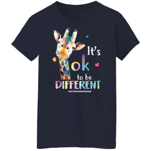 Deer it’s ok to be different autism awareness shirt Shirt Sweatshirt Long Sleeve Hoodie Tank Mug