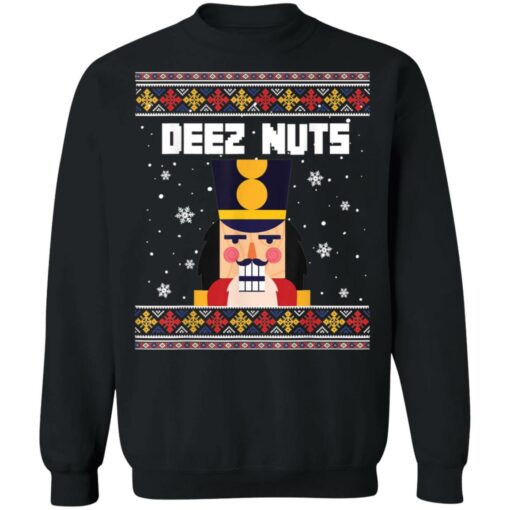 Deez Nuts Nutcracker Christmas sweater Shirt Sweatshirt Long Sleeve Hoodie Tank Mug