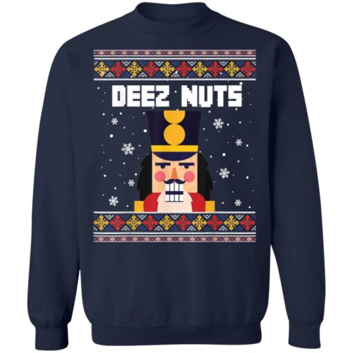 Deez Nuts Nutcracker Christmas sweater Shirt Sweatshirt Long Sleeve Hoodie Tank Mug