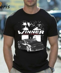 Denny Hamlin Checkered Flag Sports 2024 Toyota Owners 400 Race Win Shirt