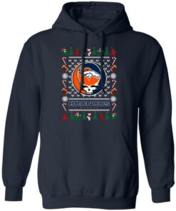 Denver Broncos Grateful Dead Ugly Christmas Sweater Shirt Sweatshirt Long Sleeve Hoodie Tank Mug