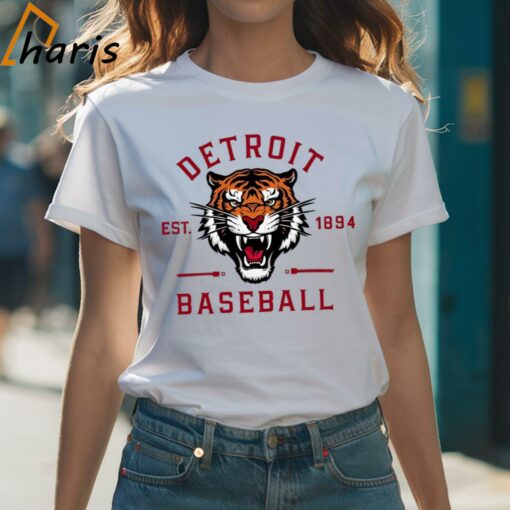 Detroit Baseball 1894 Tiger Head Shirt