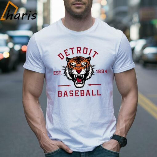 Detroit Baseball 1894 Tiger Head Shirt