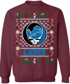 Detroit Lions Grateful Dead Ugly Christmas Sweater Shirt Sweatshirt Long Sleeve Hoodie Tank Mug 3 Detroit Lions Grateful Dead Ugly Christmas Sweater Shirt Sweatshirt Long Sleeve Hoodie Tank Mug 3