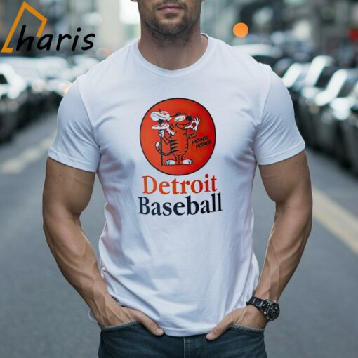 Detroit Tigers Baseball Pizza Spear Homer Homer Shirt