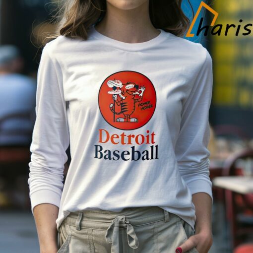 Detroit Tigers Baseball Pizza Spear Homer Homer Shirt