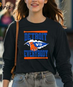 Detroit Tigers Vs Everybody Hand Shirt 4