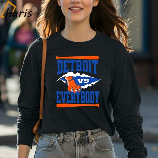 Detroit Tigers Vs Everybody Hand Shirt