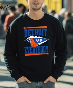 Detroit Tigers Vs Everybody Hand Shirt 5