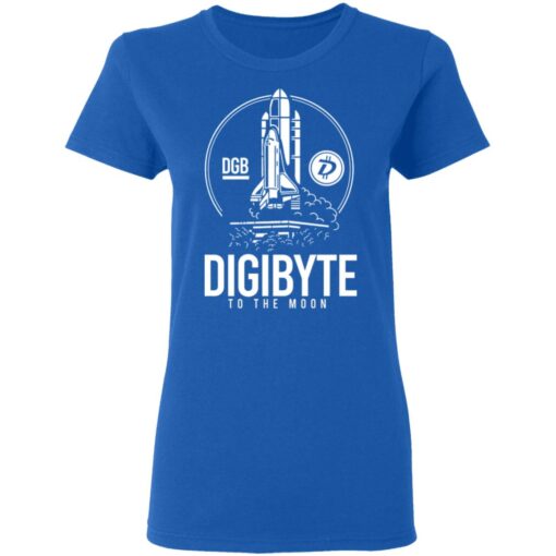 Digibyte To The Moon BTC DGB Bitcoin Crypto T-Shirts