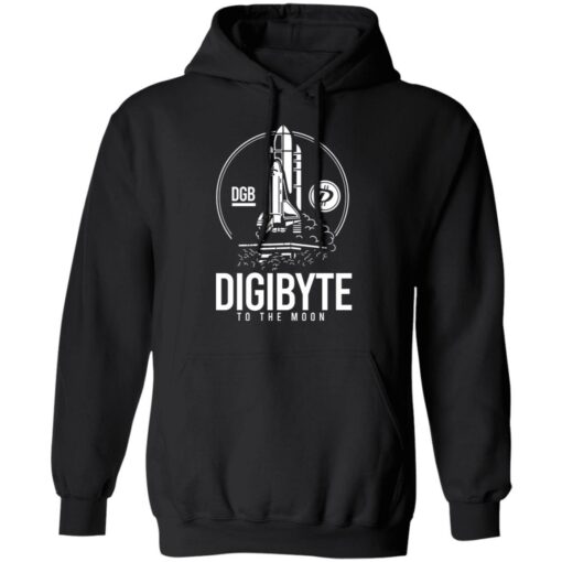 Digibyte To The Moon BTC DGB Bitcoin Crypto T-Shirts