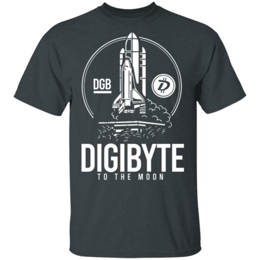 Digibyte To The Moon BTC DGB Bitcoin Crypto T-Shirts