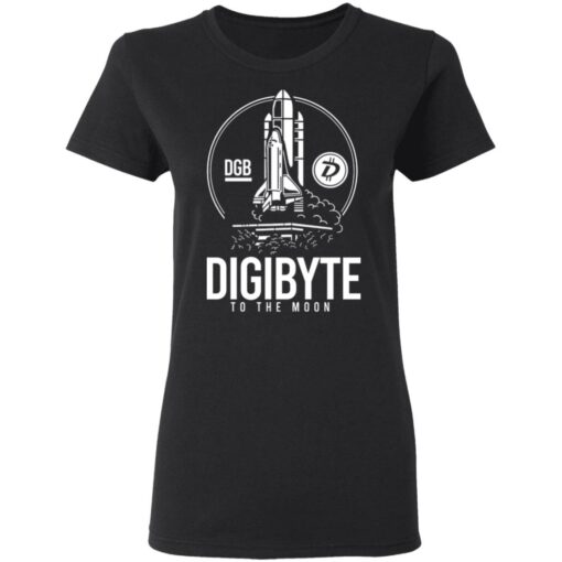 Digibyte To The Moon BTC DGB Bitcoin Crypto T-Shirts