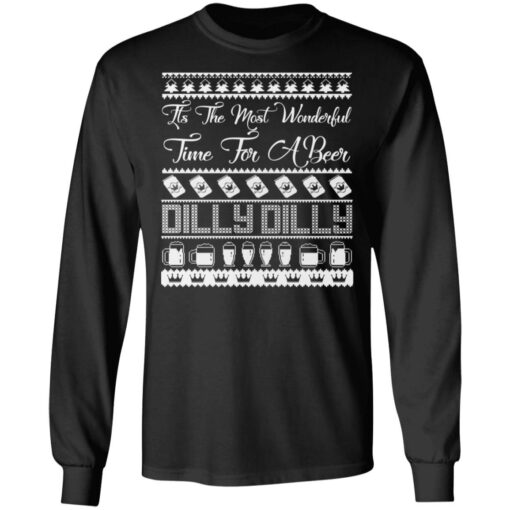 Dilly Dilly Its the Most Wonderful Time For A Beer Ugly Christmas Sweater Shirt