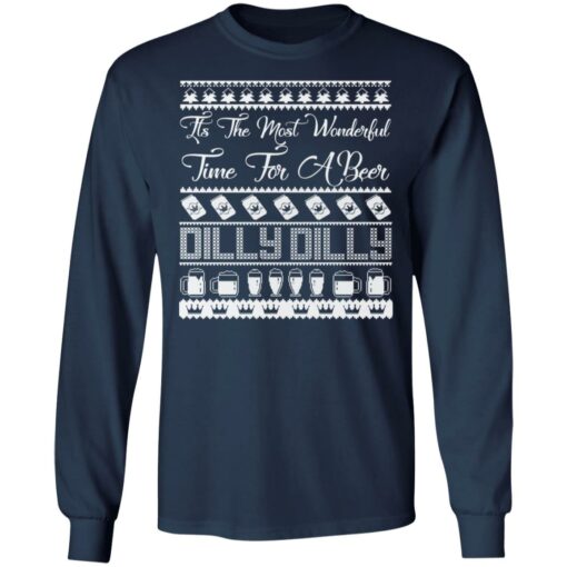 Dilly Dilly Its the Most Wonderful Time For A Beer Ugly Christmas Sweater Shirt