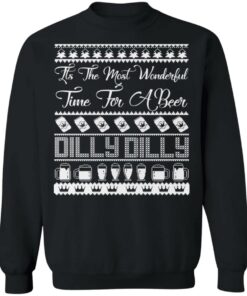 Dilly Dilly Its the Most Wonderful Time For A Beer Ugly Christmas Sweater Shirt 6 Dilly Dilly Its the Most Wonderful Time For A Beer Ugly Christmas Sweater Shirt 5