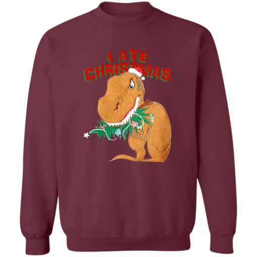 Dinosaur I Ate Christmas Sweater Shirt Sweatshirt Long Sleeve Hoodie Tank Mug