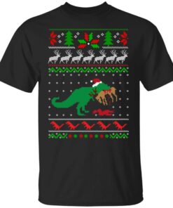 Dinosaur Ugly Christmas sweater Shirt Sweatshirt Long Sleeve Hoodie Tank Mug