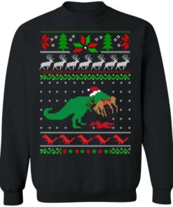Dinosaur Ugly Christmas sweater Shirt Sweatshirt Long Sleeve Hoodie Tank Mug