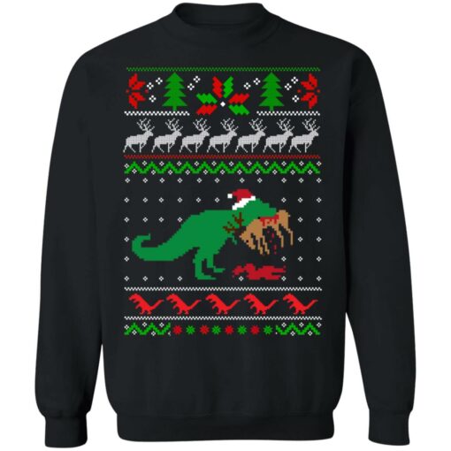 Dinosaur Ugly Christmas sweater Shirt Sweatshirt Long Sleeve Hoodie Tank Mug