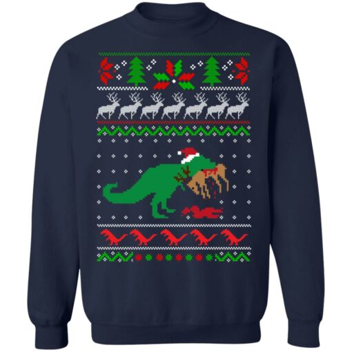 Dinosaur Ugly Christmas sweater Shirt Sweatshirt Long Sleeve Hoodie Tank Mug