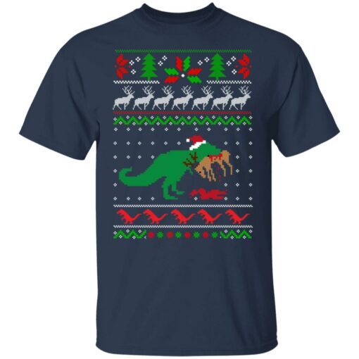 Dinosaur Ugly Christmas sweater Shirt Sweatshirt Long Sleeve Hoodie Tank Mug