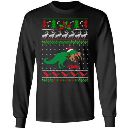 Dinosaur Ugly Christmas sweater Shirt Sweatshirt Long Sleeve Hoodie Tank Mug