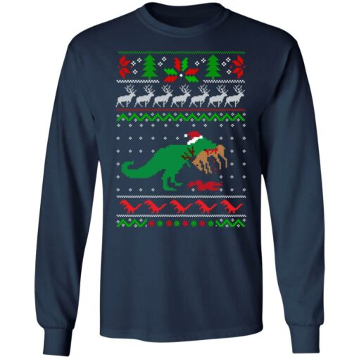 Dinosaur Ugly Christmas sweater Shirt Sweatshirt Long Sleeve Hoodie Tank Mug