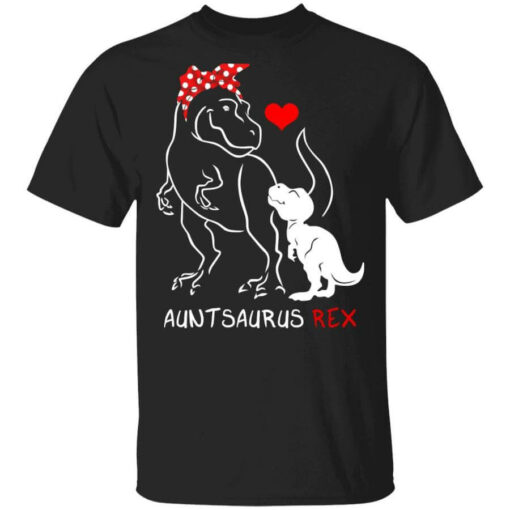 Dinosaurus Auntsaurus Rex Funny Aunt T-Shirts, Hoodies, Long Sleeve Shirt