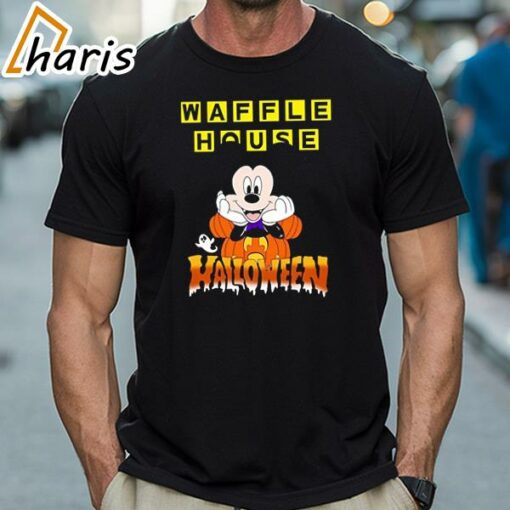 Disney Halloween Waffle House Disney Mickey T-shirt