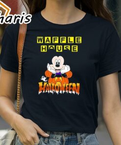 Disney Halloween Waffle House Disney Mickey T-shirt