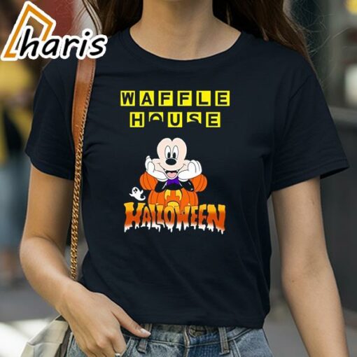 Disney Halloween Waffle House Disney Mickey T-shirt