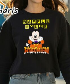 Disney Halloween Waffle House Disney Mickey T shirt 3