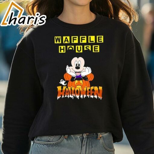 Disney Halloween Waffle House Disney Mickey T-shirt