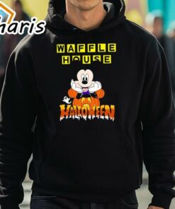 Disney Halloween Waffle House Disney Mickey T shirt 5