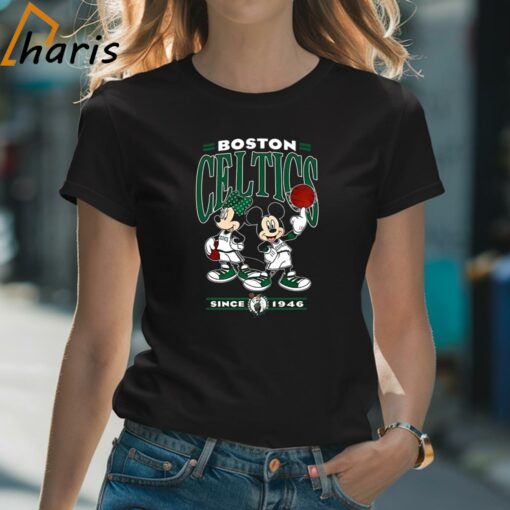 Disney Mickey NBA Basketball Boston Celtics T-Shirt