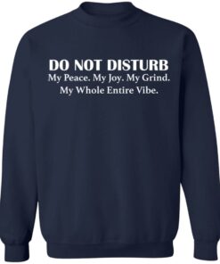 Do not disturb my peace my joy my grind my whole entire vibe shirt