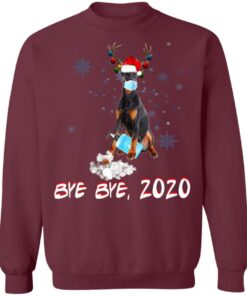 Doberman Pinscher Dog Bye Bye 2020 Christmas New Year Shirt Sweatshirt Long Sleeve Hoodie Tank Mug 7 Doberman Pinscher Dog Bye Bye 2020 Christmas New Year Shirt Sweatshirt Long Sleeve Hoodie Tank Mug 6