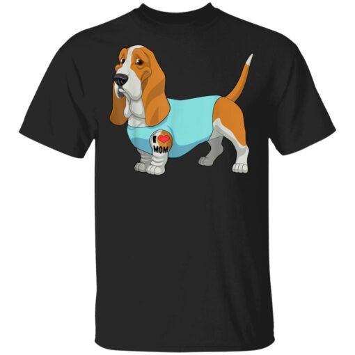 Dog Beagle I Love Mom Tattoo Shirt Shirt Sweatshirt Long Sleeve Hoodie Tank Mug