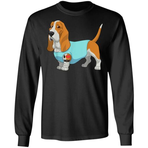 Dog Beagle I Love Mom Tattoo Shirt Shirt Sweatshirt Long Sleeve Hoodie Tank Mug