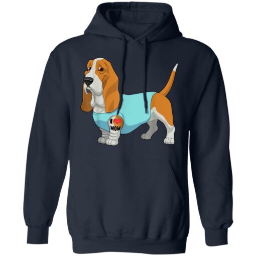 Dog Beagle I Love Mom Tattoo Shirt Shirt Sweatshirt Long Sleeve Hoodie Tank Mug