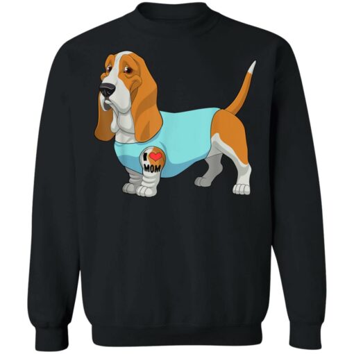 Dog Beagle I Love Mom Tattoo Shirt Shirt Sweatshirt Long Sleeve Hoodie Tank Mug