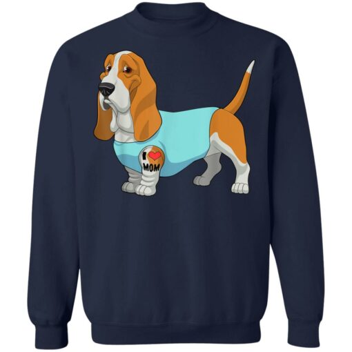 Dog Beagle I Love Mom Tattoo Shirt Shirt Sweatshirt Long Sleeve Hoodie Tank Mug