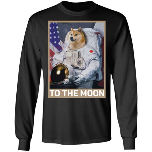 Dogecoin Astronaut to the Moon Blockchain HODL Crypto shirt