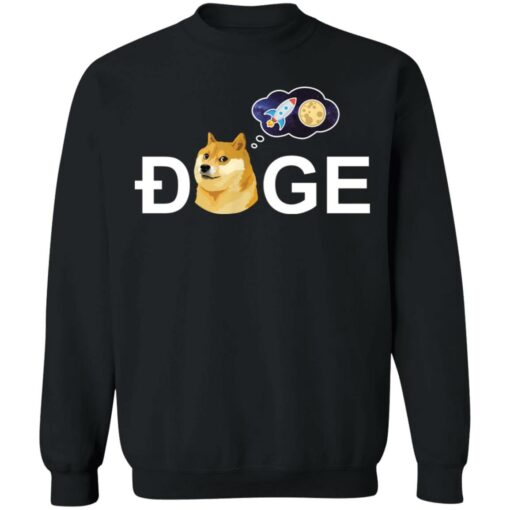 Dogecoin doge HODL to the moon crypto meme shirt Shirt Sweatshirt Long Sleeve Hoodie Tank Mug