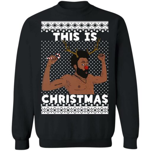 Donald Glover This is Christmas sweater Shirt Sweatshirt Long Sleeve Hoodie Tank Mug